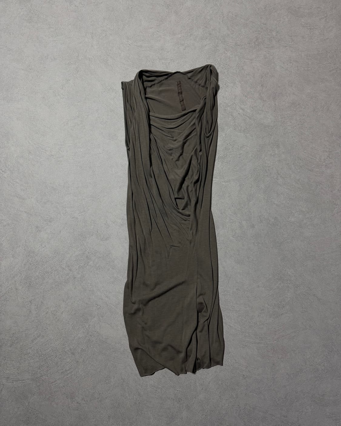 릭오웬스 드레이프 슬리브리스 원피스 상품이미지3