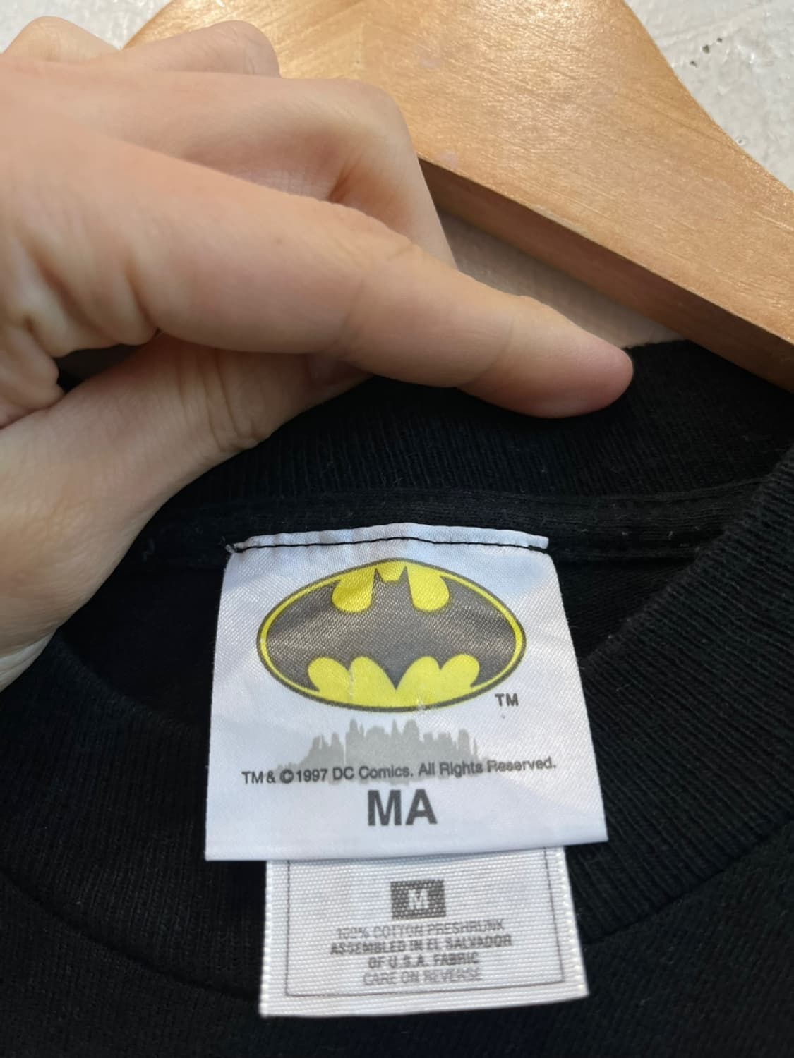 미국빈티지 배트맨 반팔 티셔츠 상품이미지5