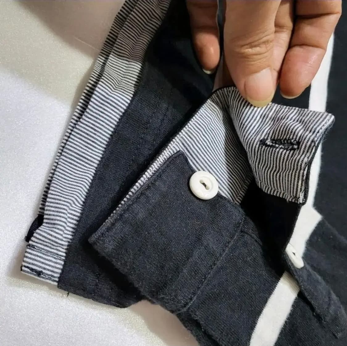 168 ) 최상급 빈폴 여s 너무예쁜 폴로 스트라이프 긴팔티셔츠 상품이미지6