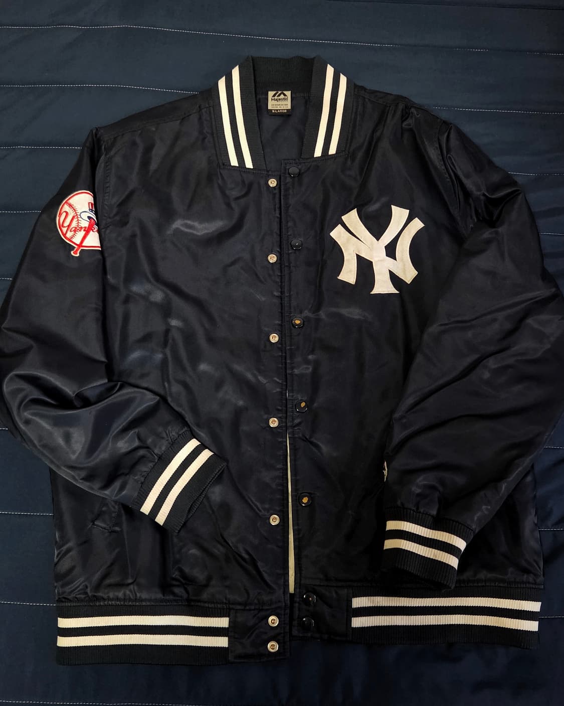 마제스틱 뉴욕 양키스 바시티 자켓 XL 상품이미지1
