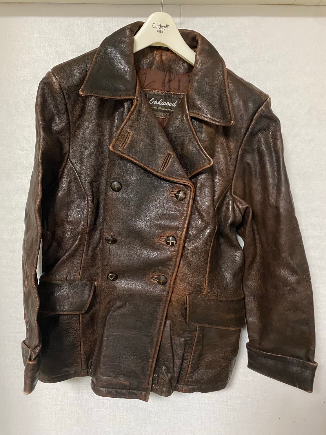 (L)빈티지 가죽자켓 상품이미지1