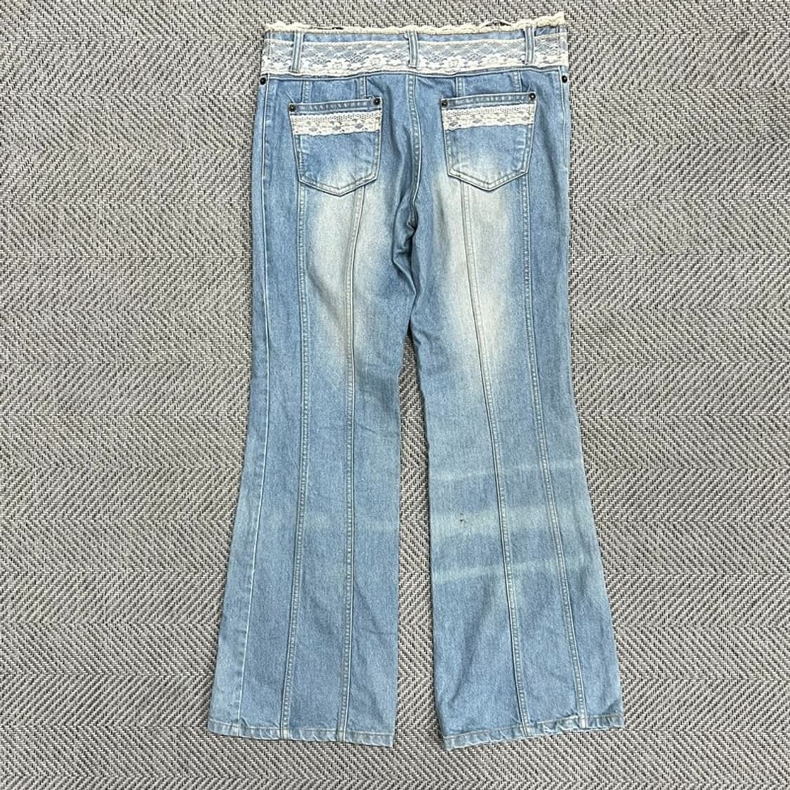 카멜리아 레이스 로우라이즈 데님팬츠 v0969  상품이미지2