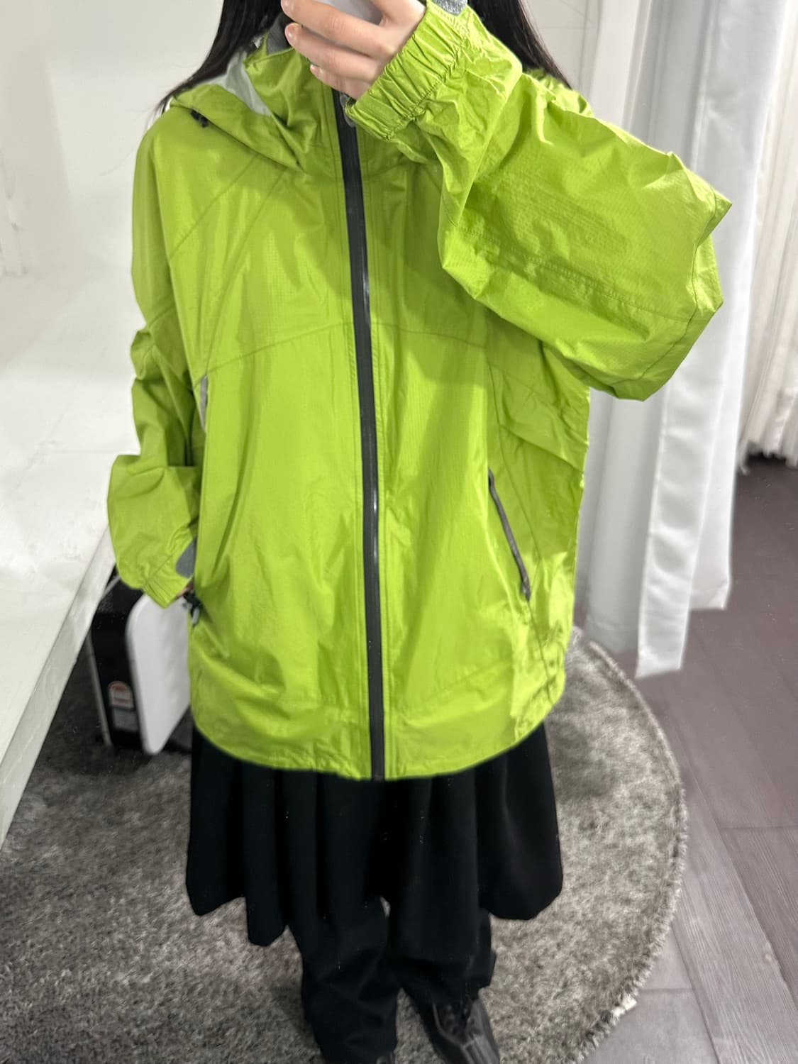 mizuno outdoor green hood jacket 상품이미지3