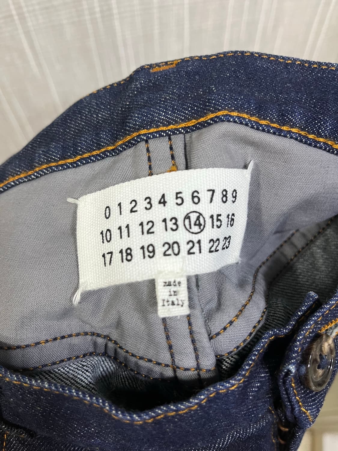 메종마르지엘라 생지 데님팬츠 상품이미지5