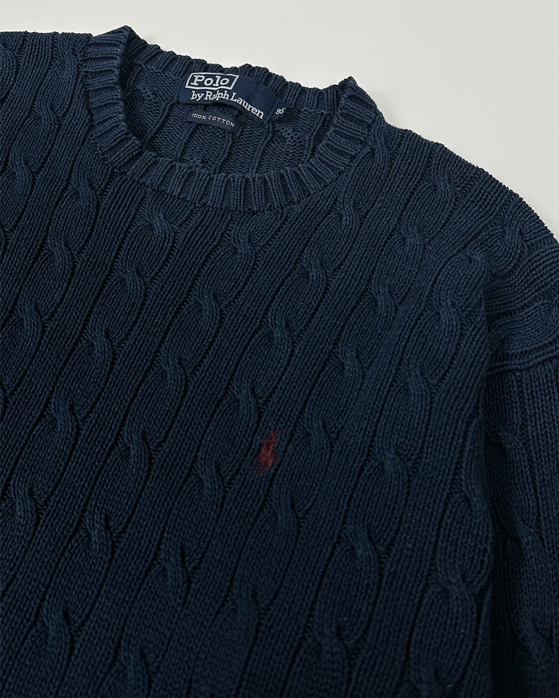 폴로 꽈배기 니트 상품이미지3