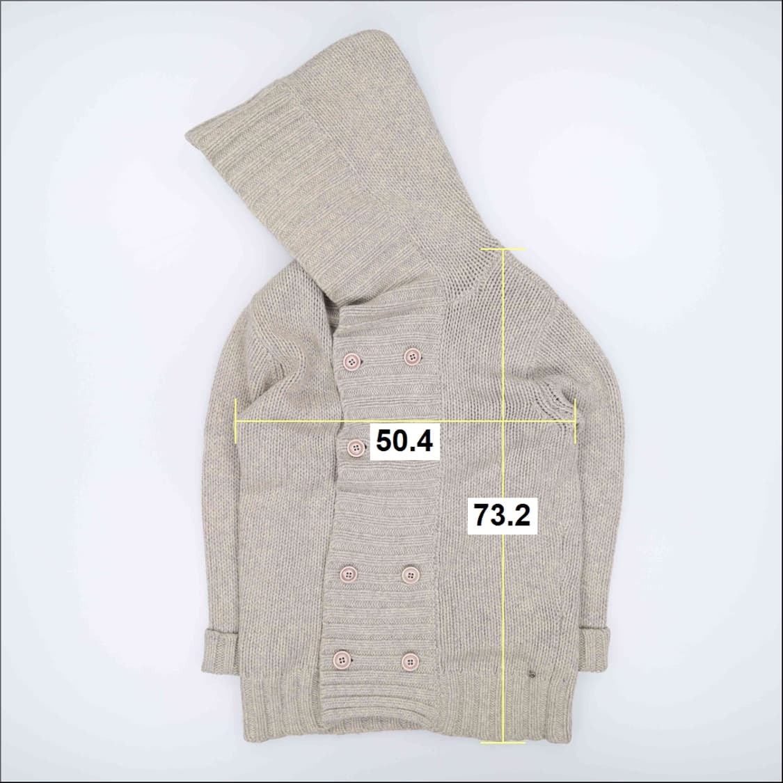 [L] 디젤 울 니트 케이프 후드 가디건 0106J 상품이미지5