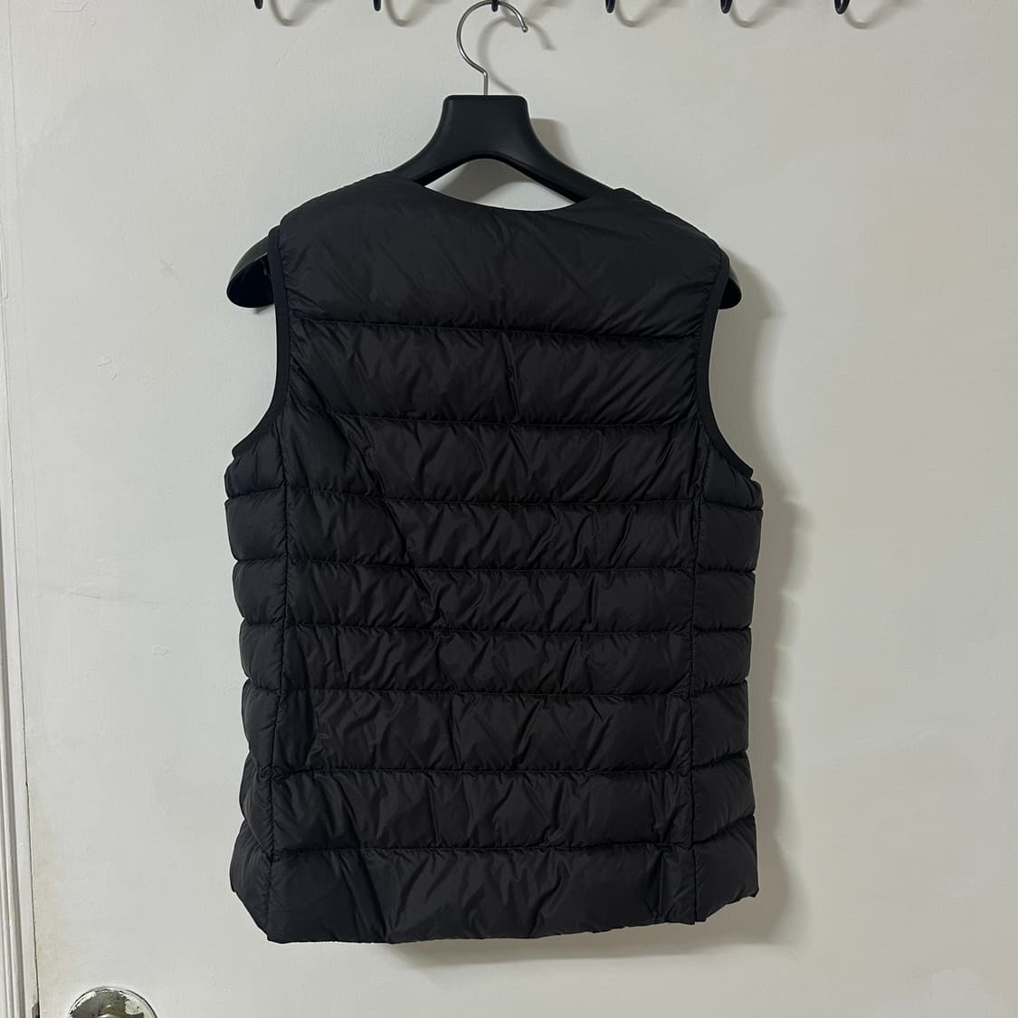 L 무인양품 경량 패딩조끼 차콜 블랙 상품이미지2