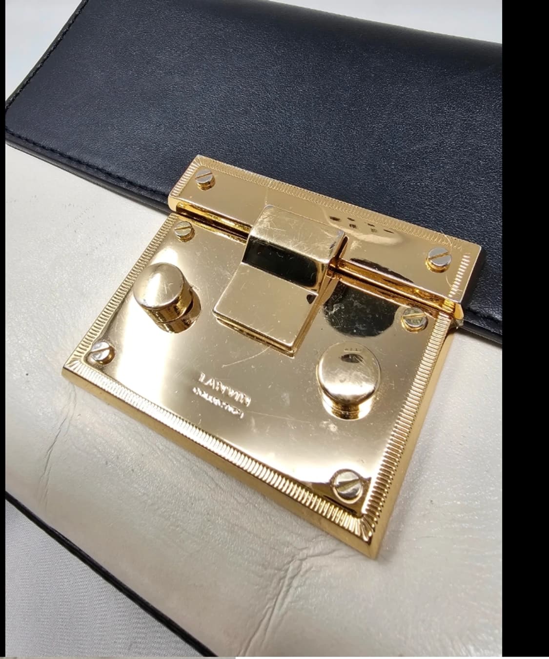 랑방 LANVIN 숄더백 블랙&화이트 상품이미지3