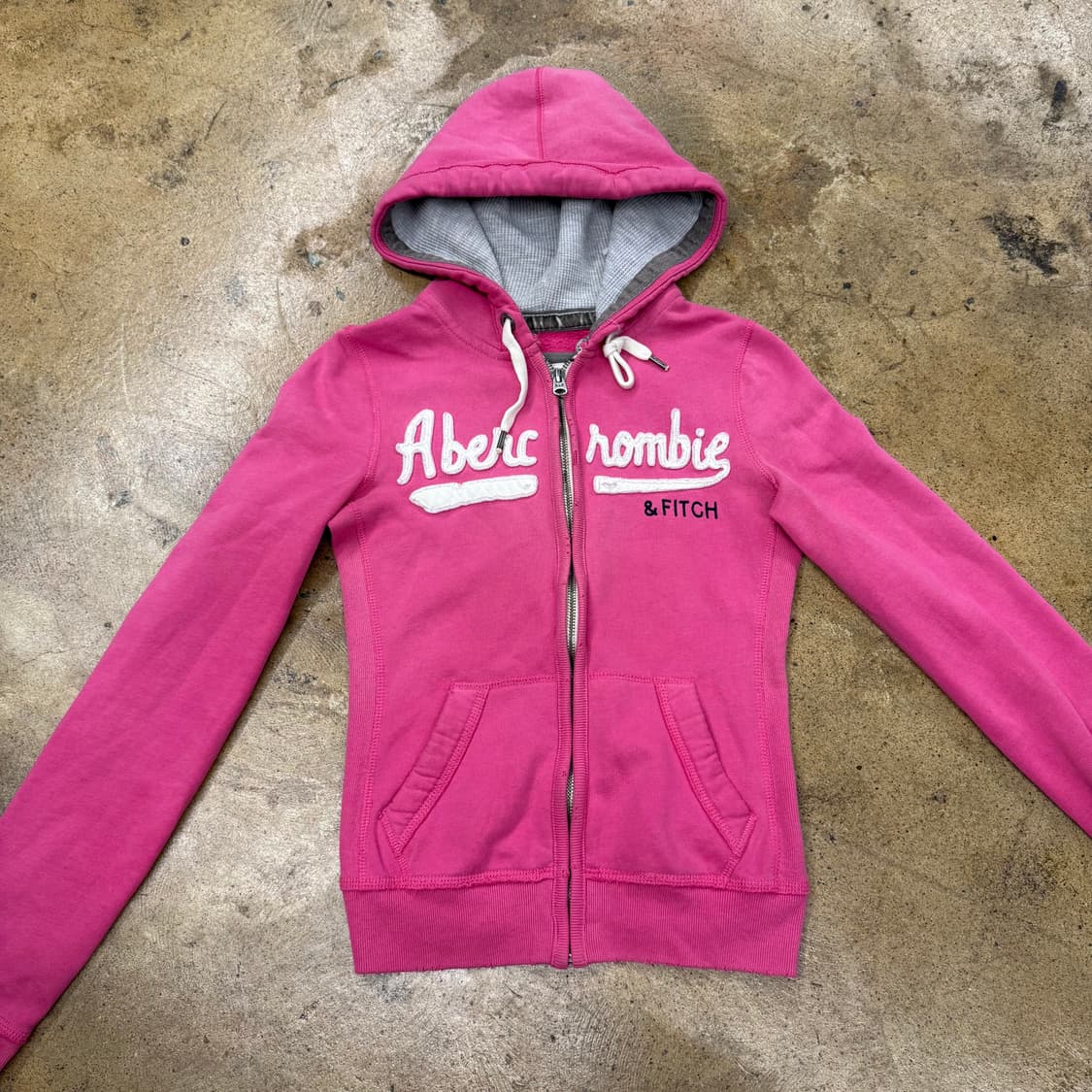 아베크롬비 핑크 딱붙 후드집업  상품이미지3