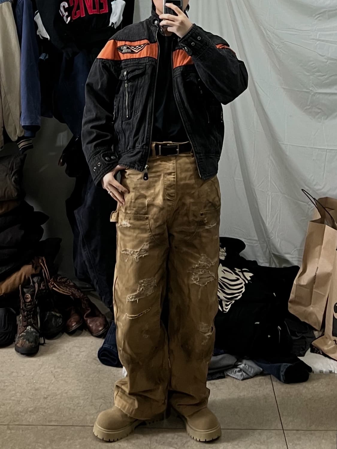 할리데이비슨 데님 라이더자켓 상품이미지4