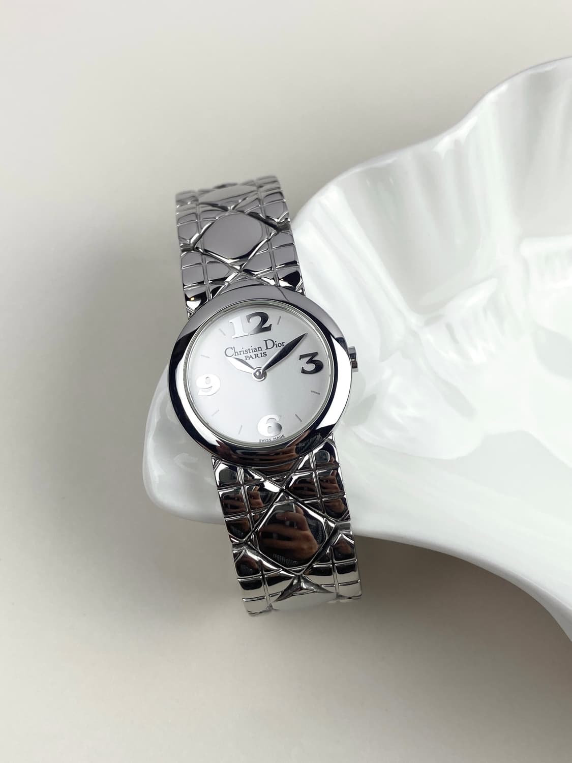 DIOR round cream dial watch  상품이미지3
