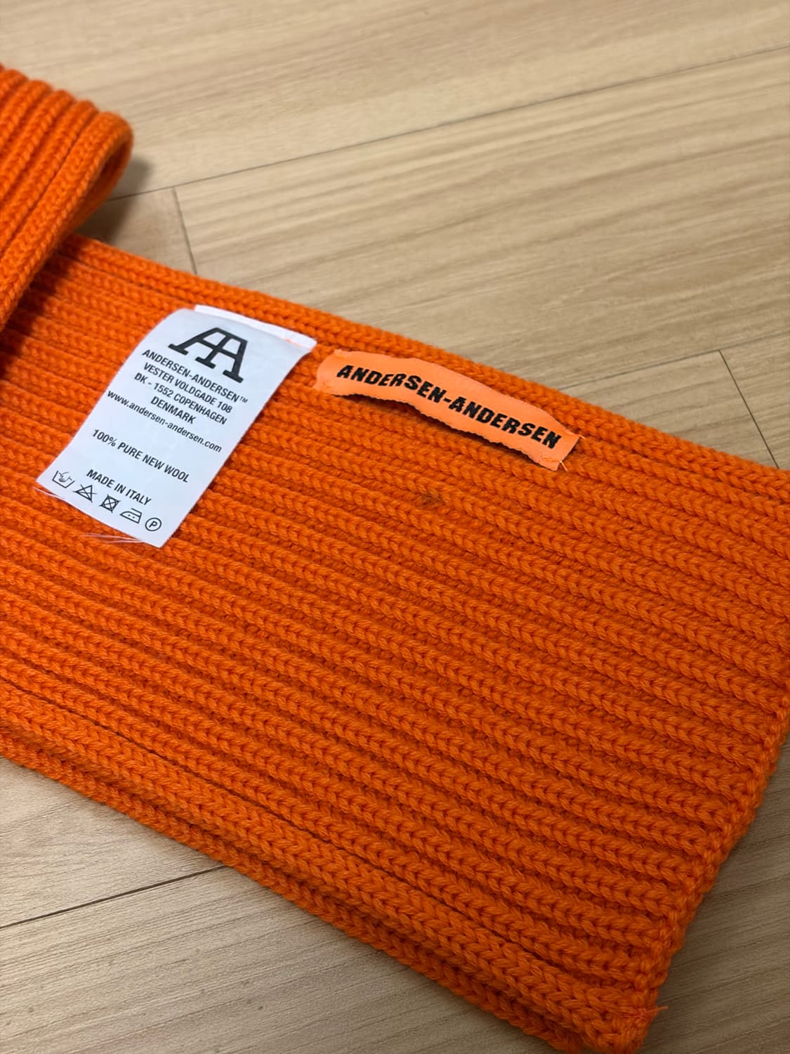 안데르센안데르센 숏 머플러 목도리 오렌지 상품이미지2