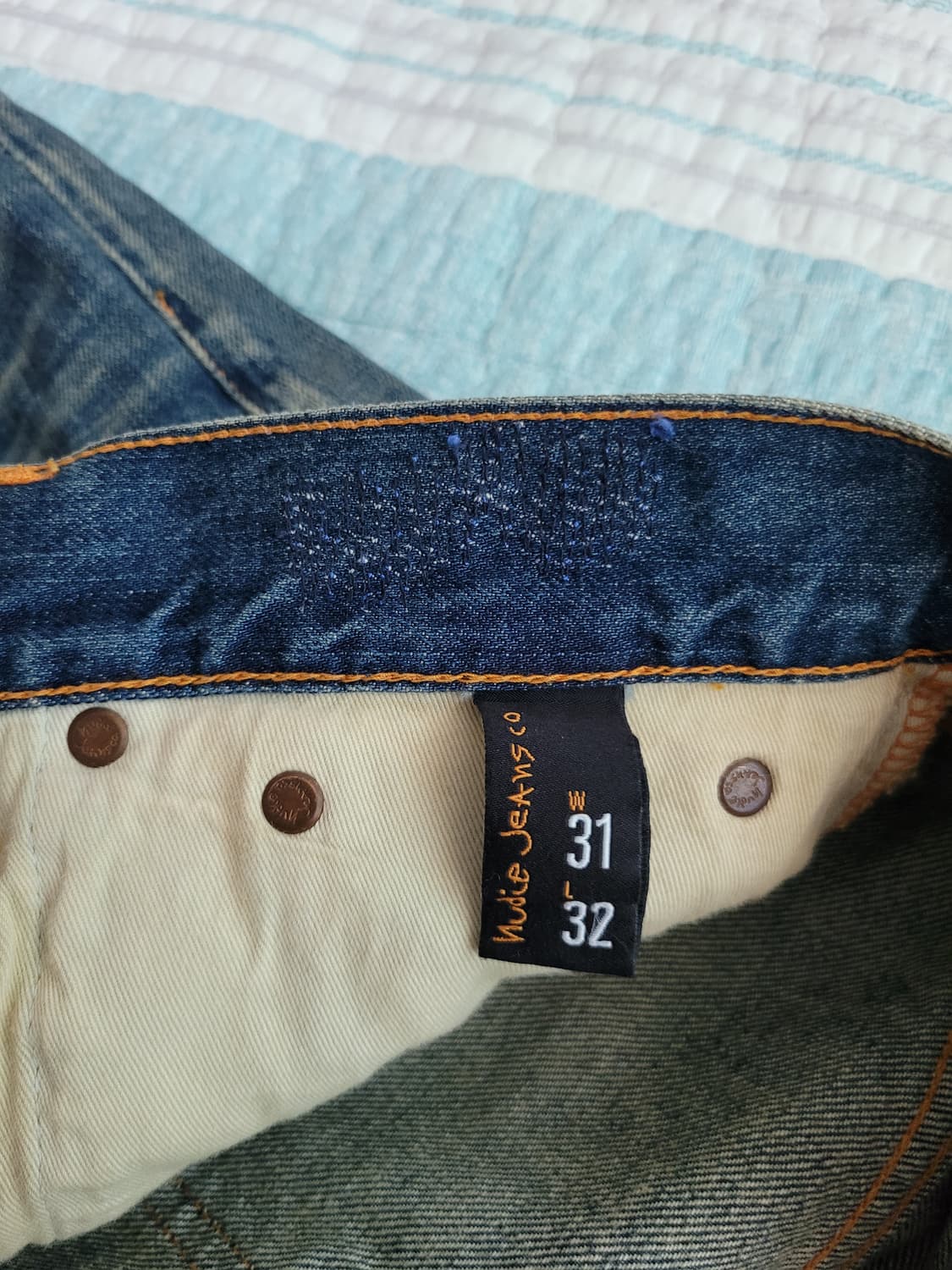 누디진 Nudie jeans 
스테디에디 마티아스레플리카 레귤러스트레이트 상품이미지6