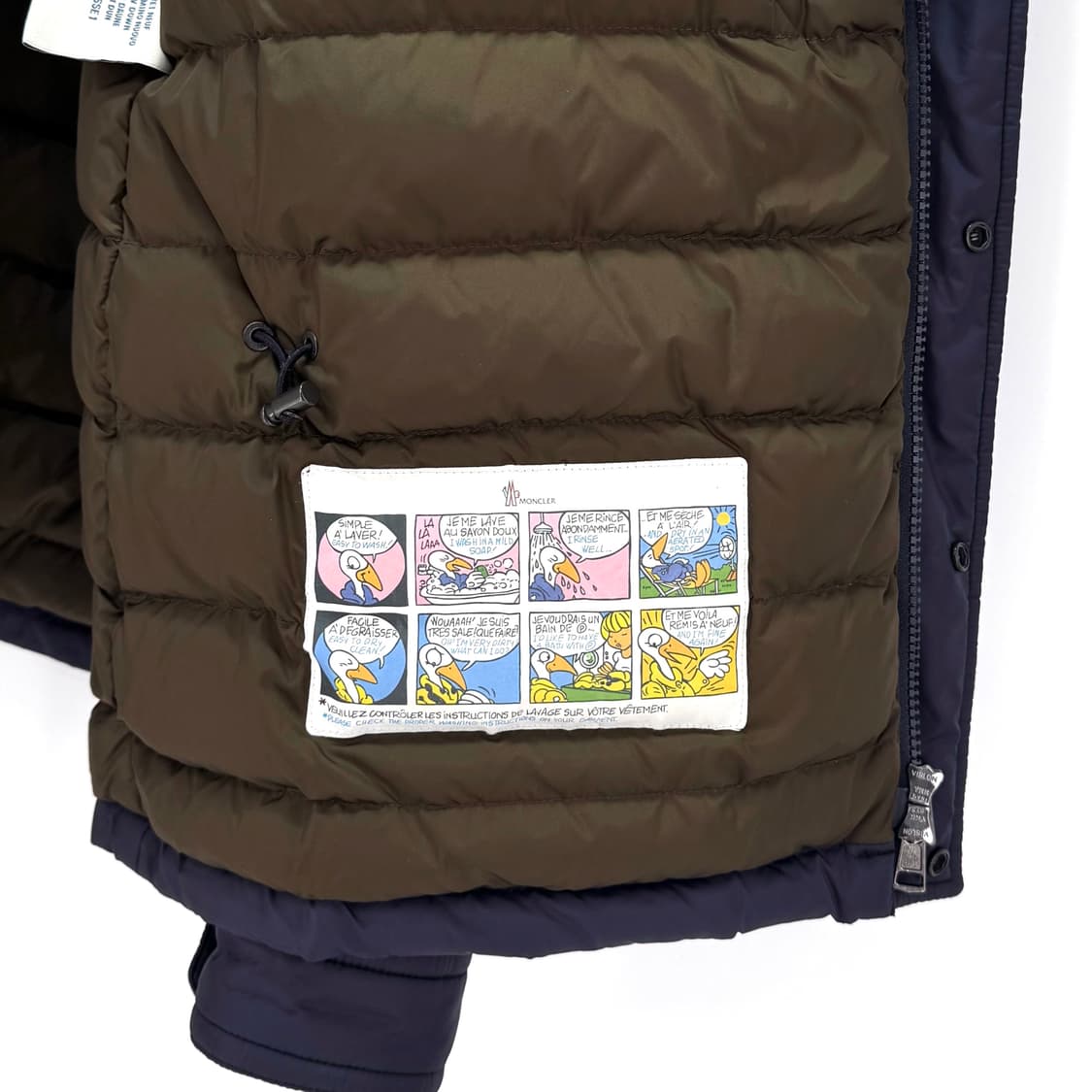 [2사이즈] 몽클레어 도미에 집업 점퍼 자켓 네이비 상품이미지8