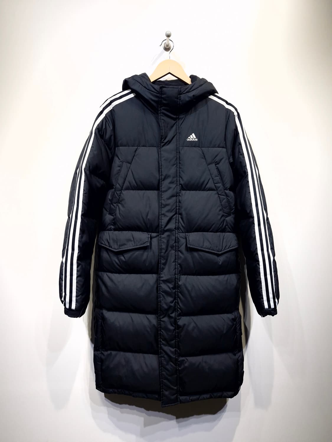 ADIDAS 아디다스 사이드라인 덕다운 롱패딩 상품이미지1