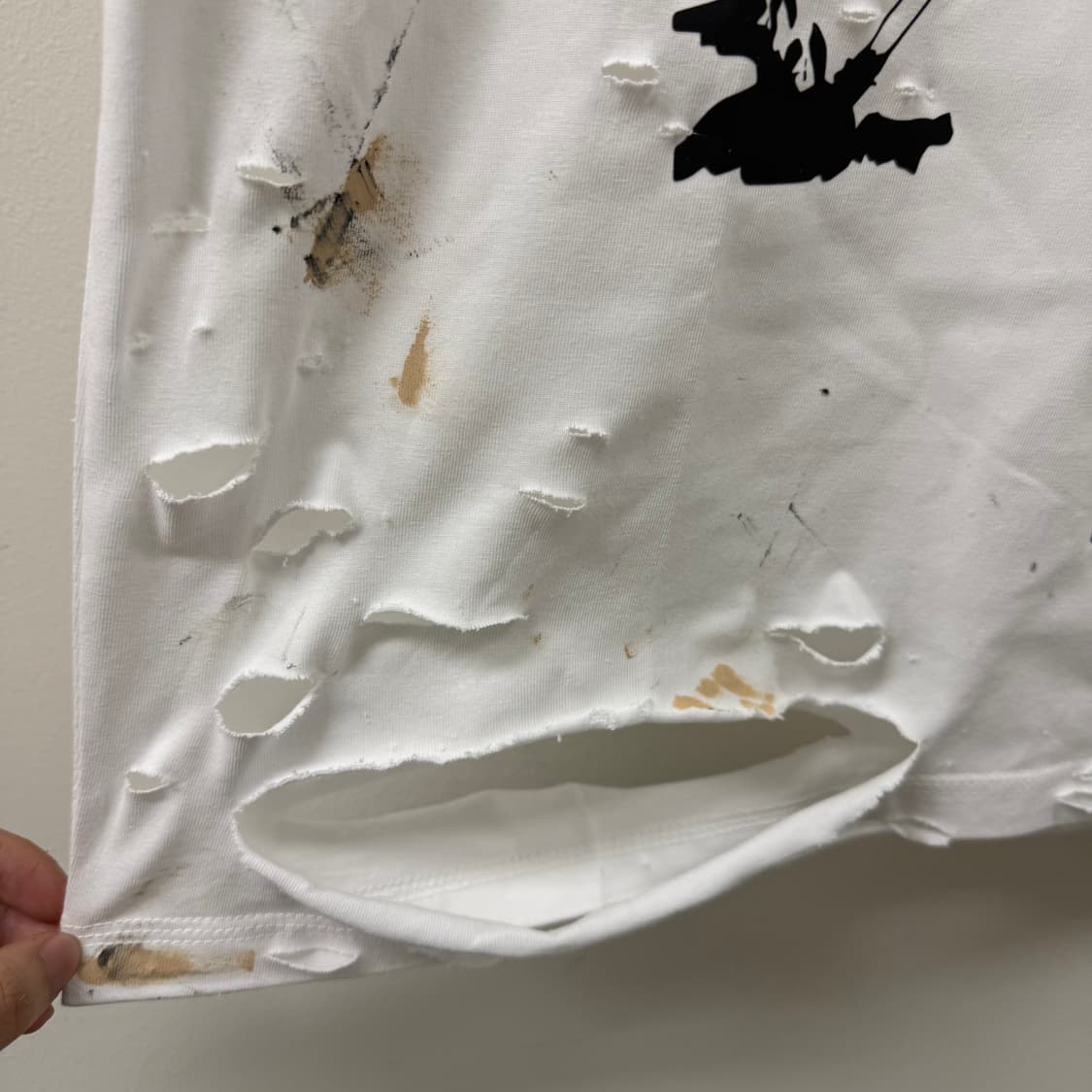 VINTAGE ERD st 디스트로이드 더티워싱 티 상품이미지3