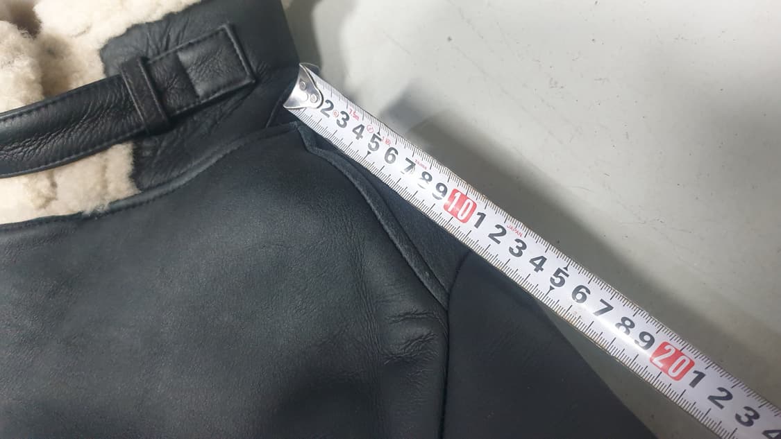 리얼양털 무스탕 자켓 블랙 100 상품이미지7