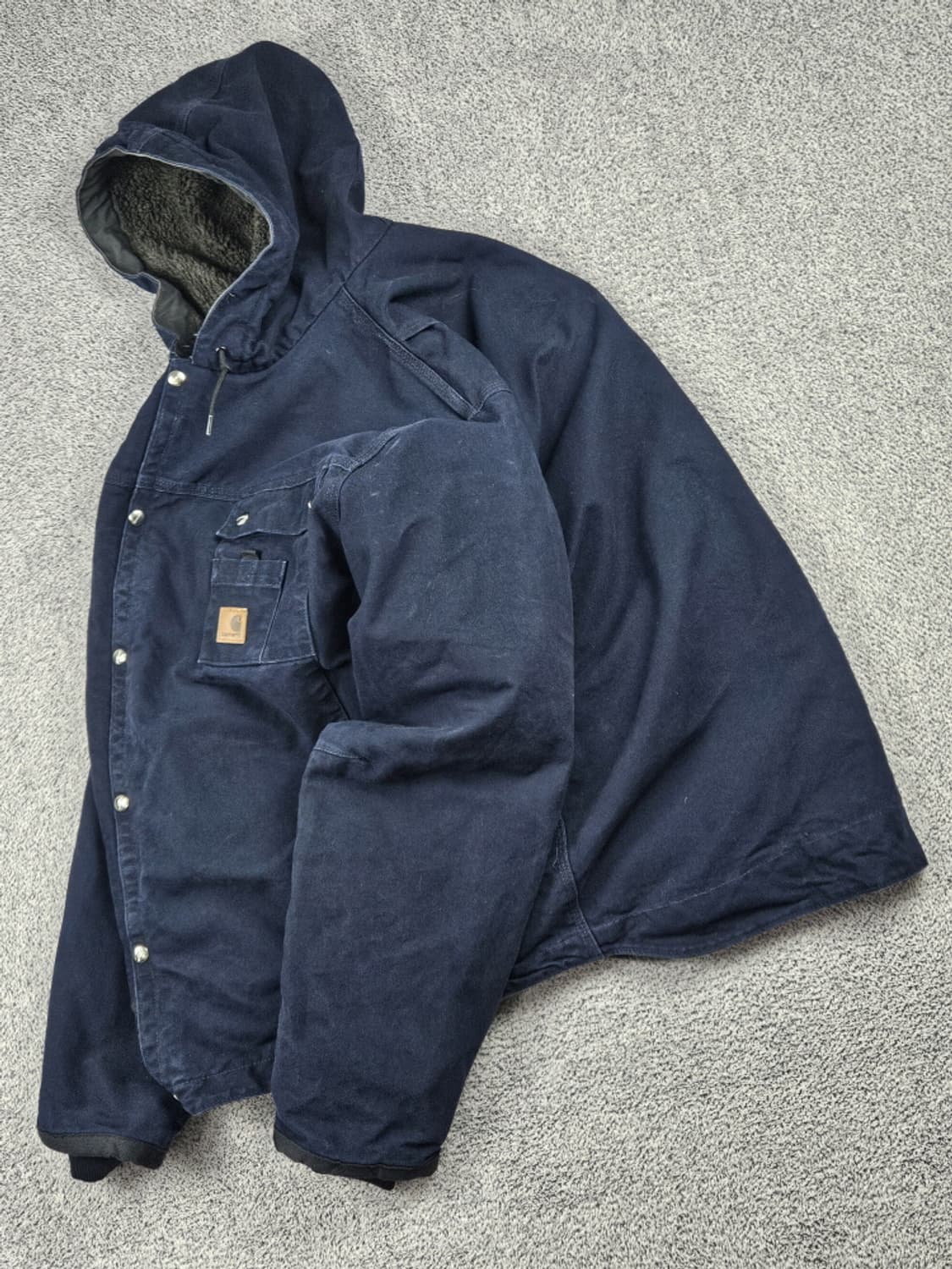 칼하트 J284 쉐르파 라인드 캔버스 워크 자켓 (2XL) / 10490 상품이미지3