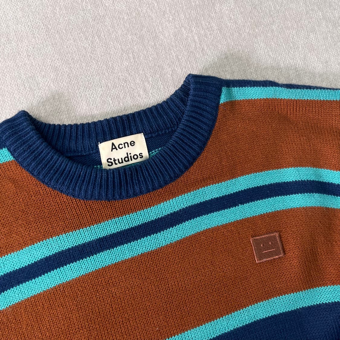 100 아크네 스튜디오 니마 페이스로고 스프라이트 니트 상품이미지2