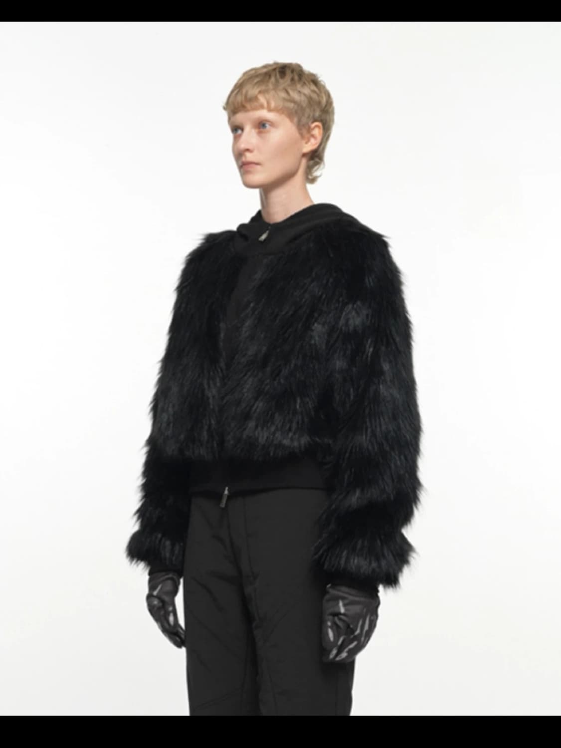 나체 NACHE 퍼 후드 자켓 1사이즈 상품이미지2