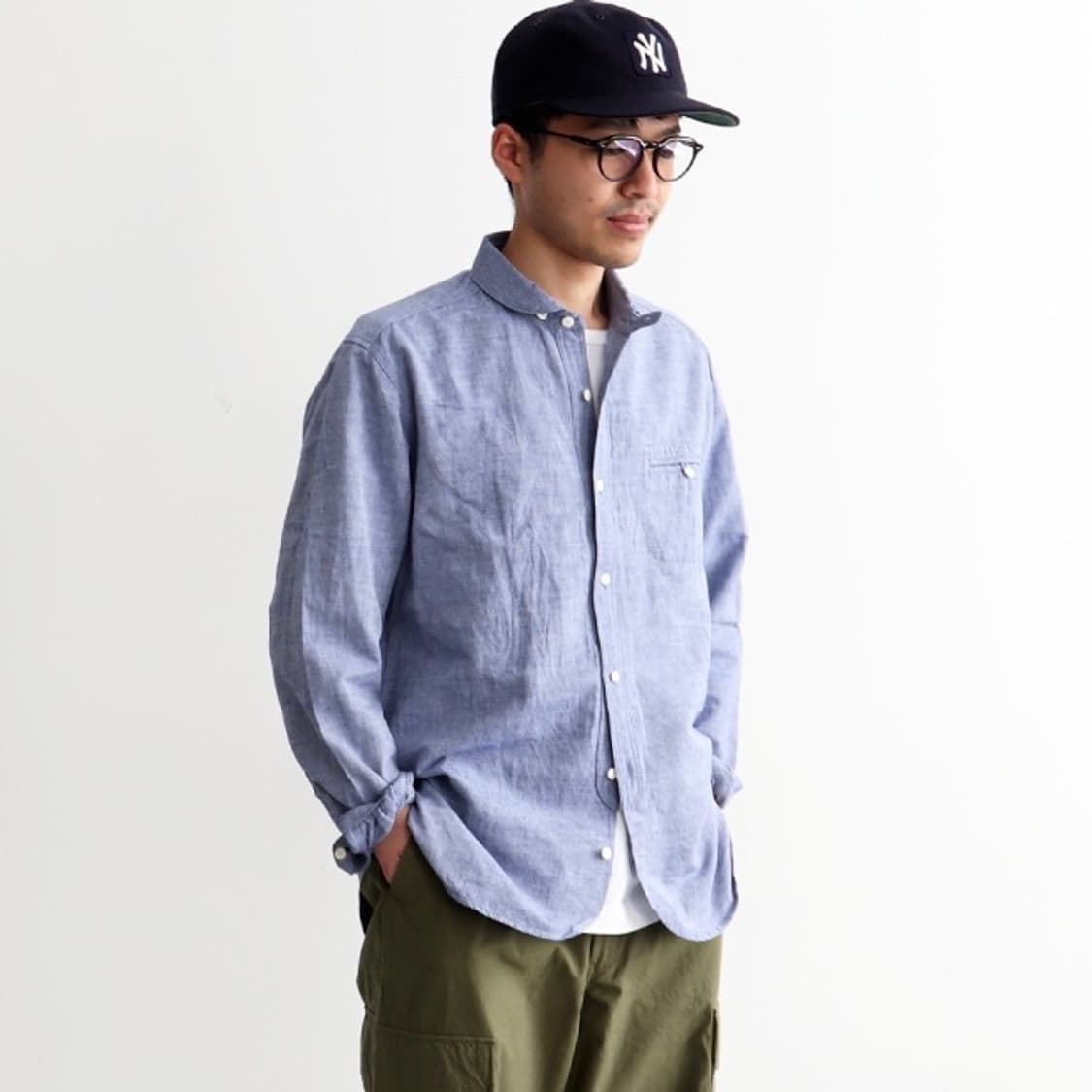 [택포]마일럿maillot 선셋워크셔츠 블루 4 상품이미지2