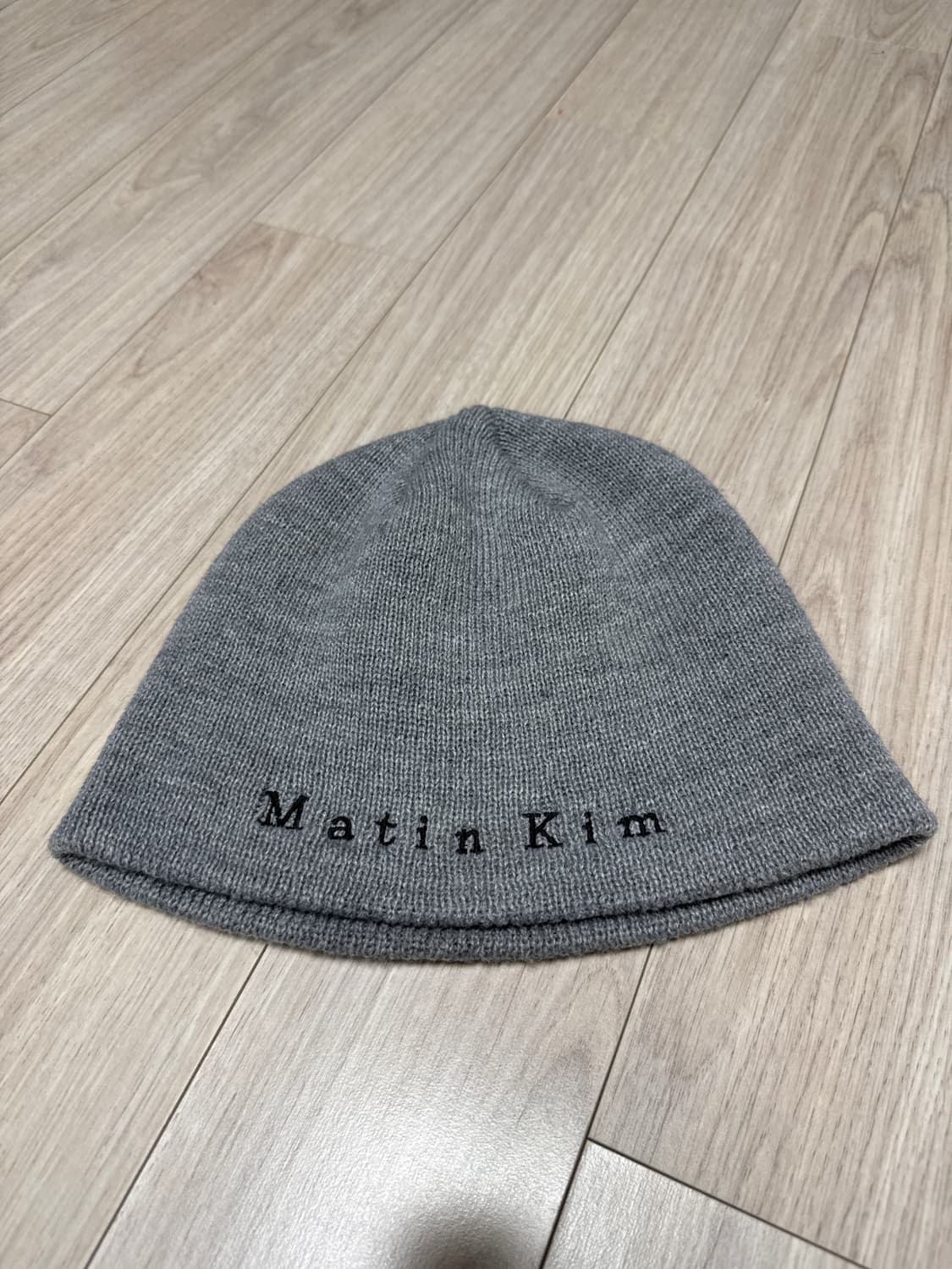 Matin Kim 마뗑킴 클래식 비니 그레이 상품이미지1