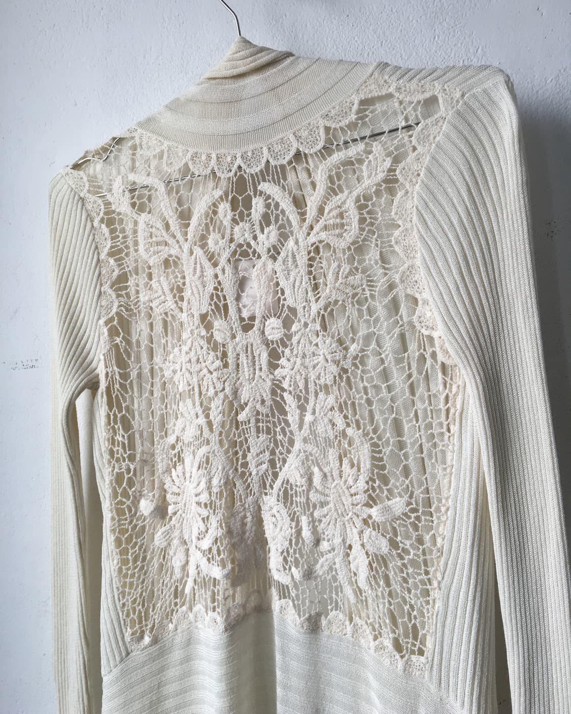 Back crochet see through point open card 상품이미지4
