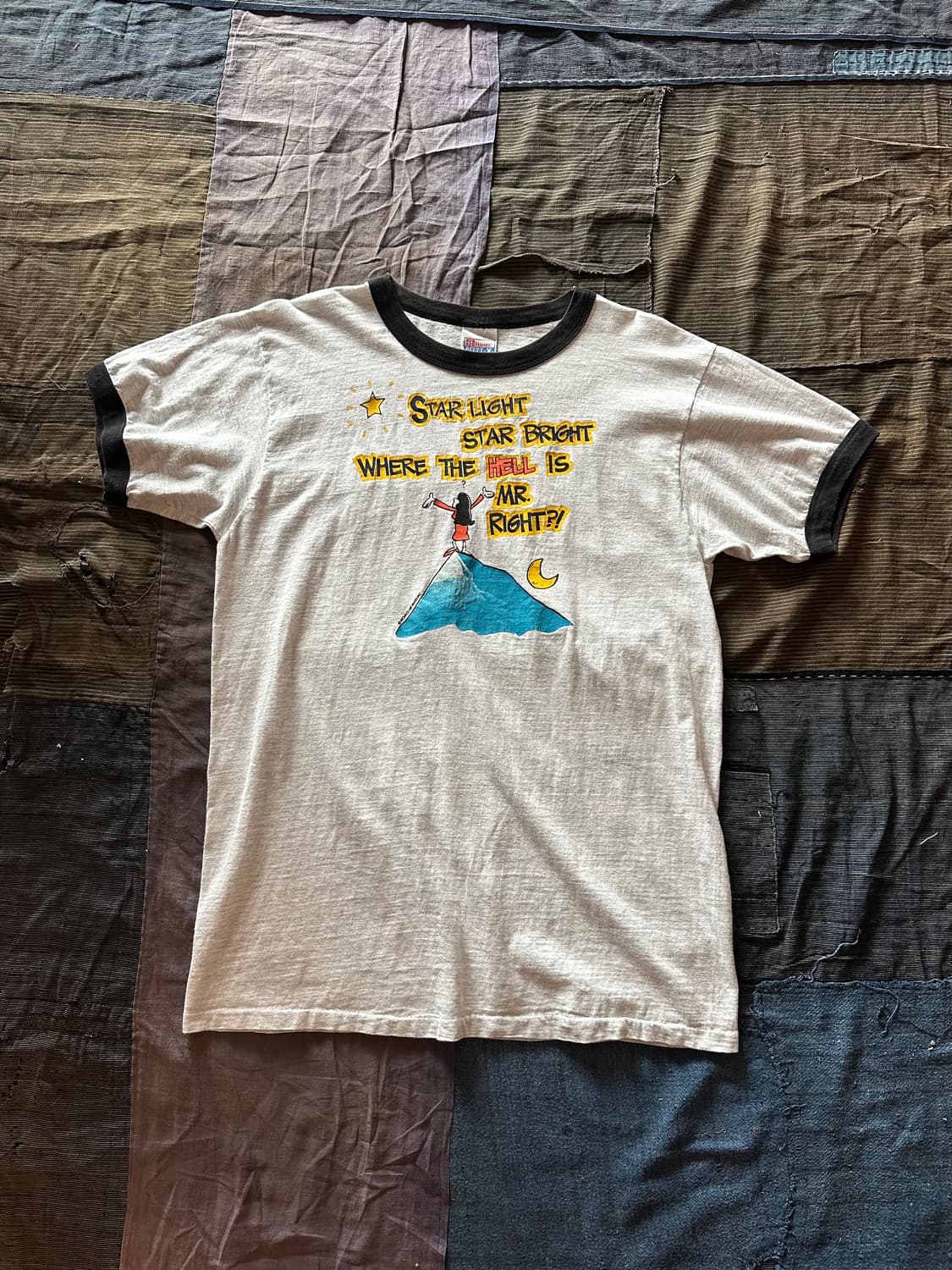 90s USA Vintage Hanes Ringer T Shirt 상품이미지1