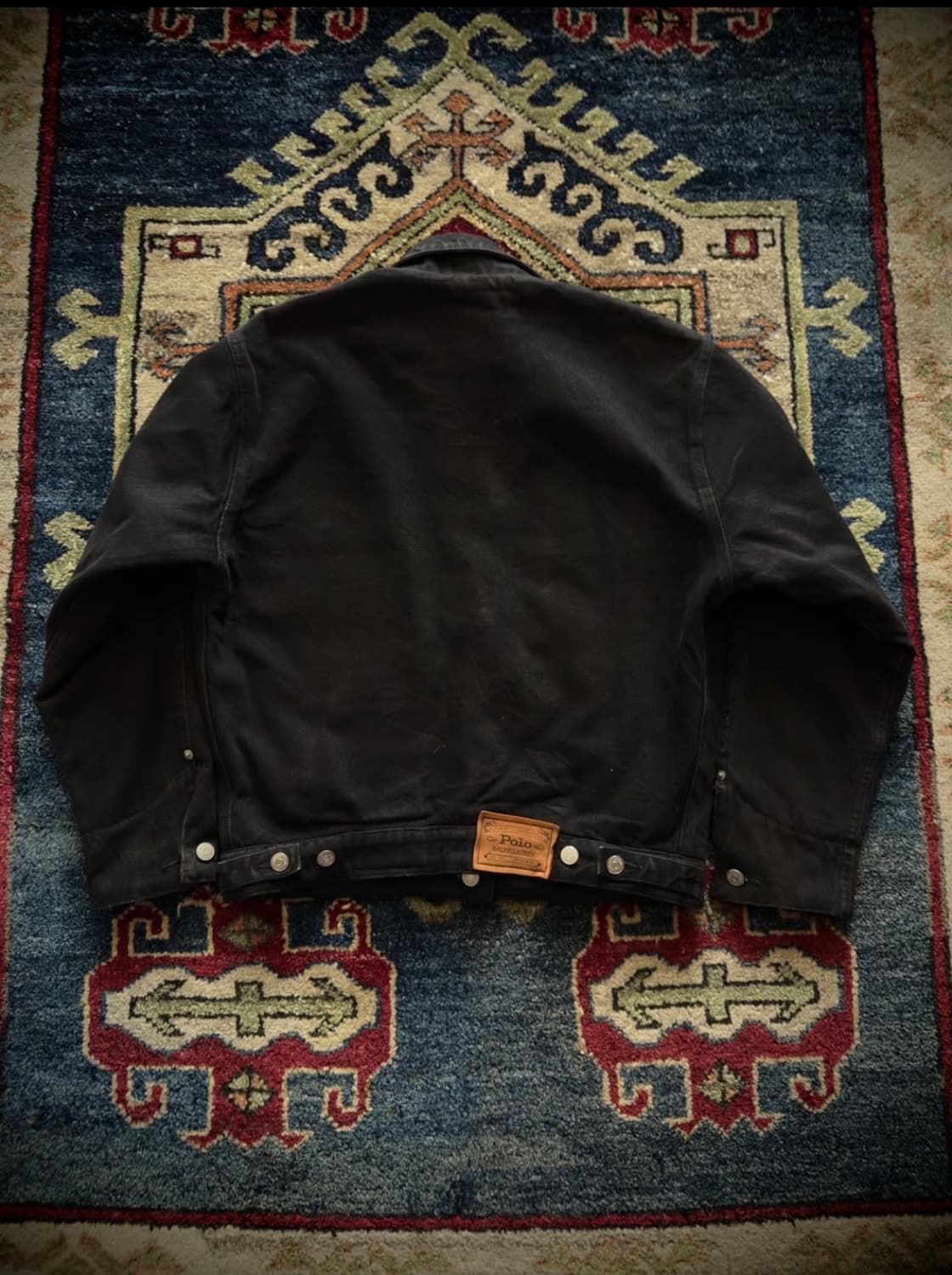 (희귀) 80s 폴로 컨트리 올블랙 리버시블 덩가리 자켓 상품이미지2