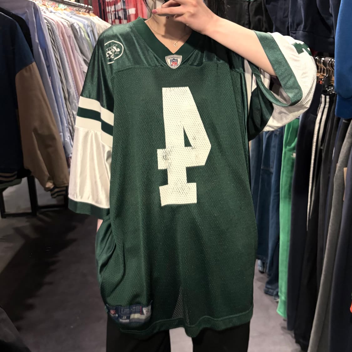 [IM] NFL X REEBOK 뉴욕 제츠 FAVRE No.4 그린 상품이미지2
