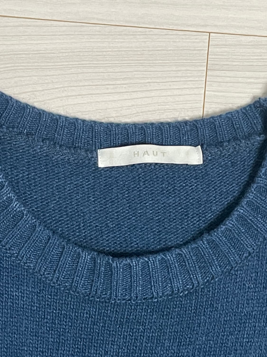 HAUT 블루색상 니트 L 상품이미지2