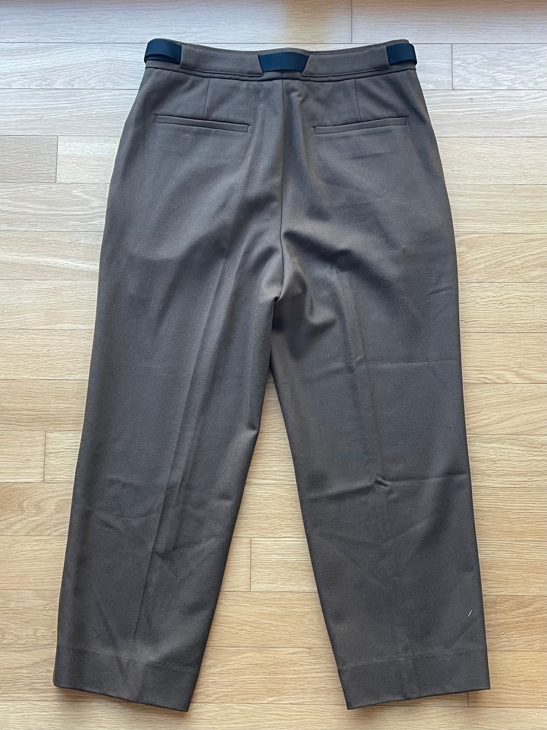 솔리드옴므 브라운 울 슬랙스 상품이미지3