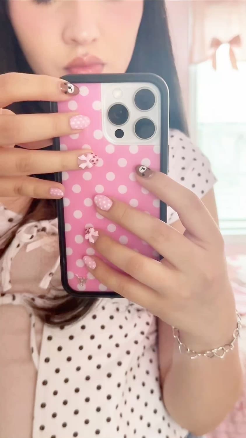 와일드플라워 핑크폴카닷 16pro 상품이미지2