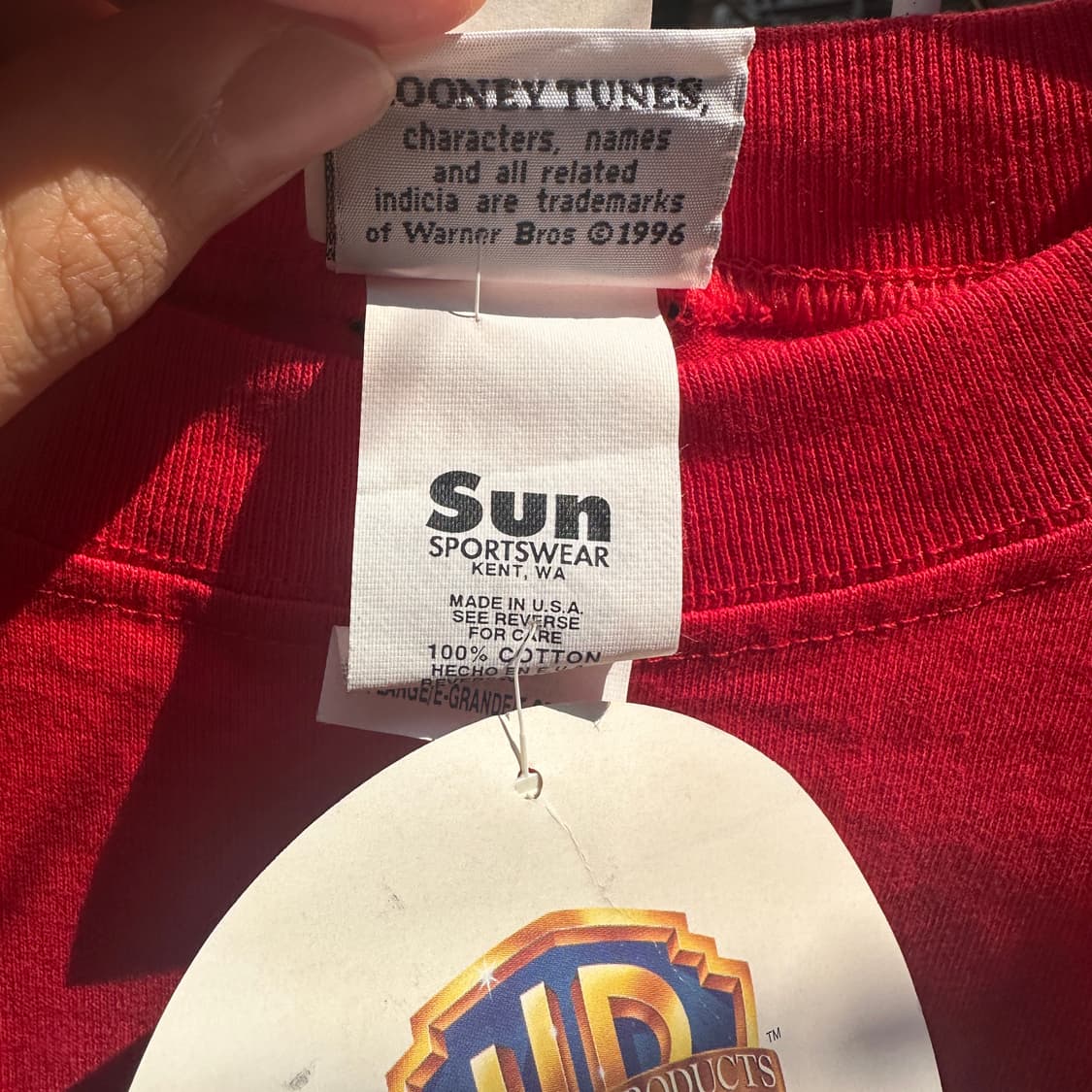 97 made in usa looney tunes taz t shirt 상품이미지7