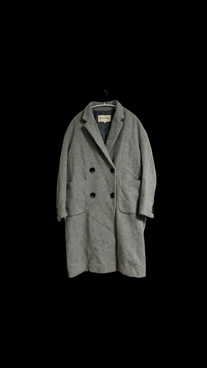 레이 빔즈 RAY BEAMS 울 더블 코트 상품이미지1