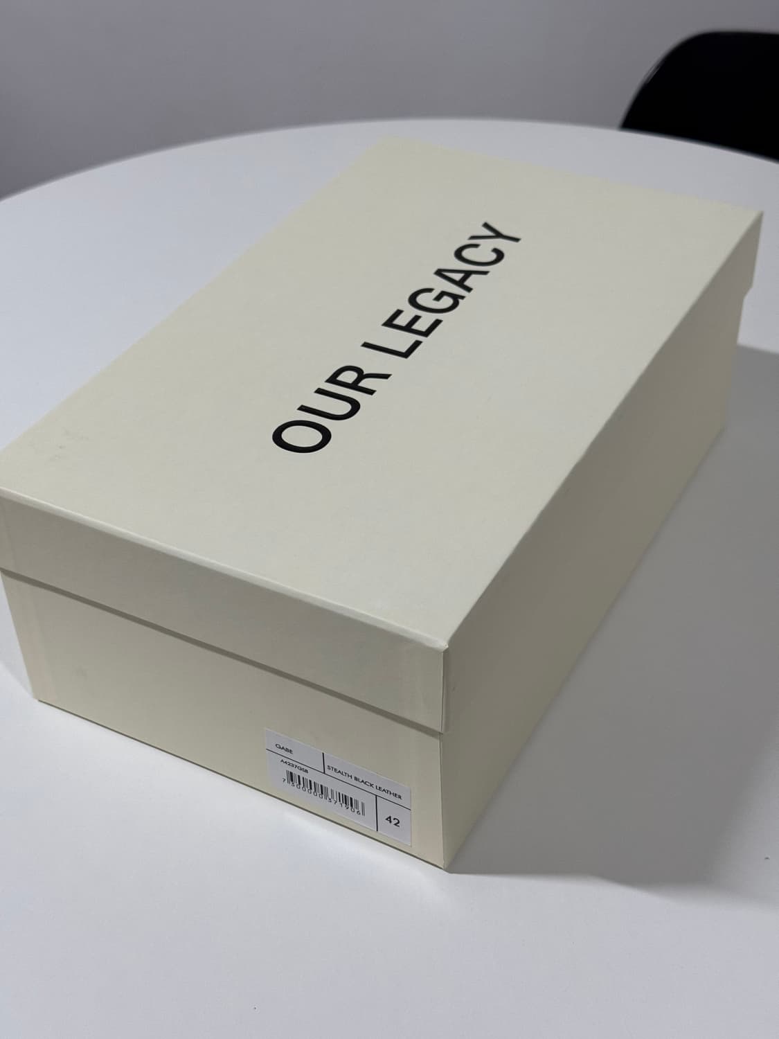 [42] 아워레가시 가베 스텔스 블랙 레더 상품이미지7