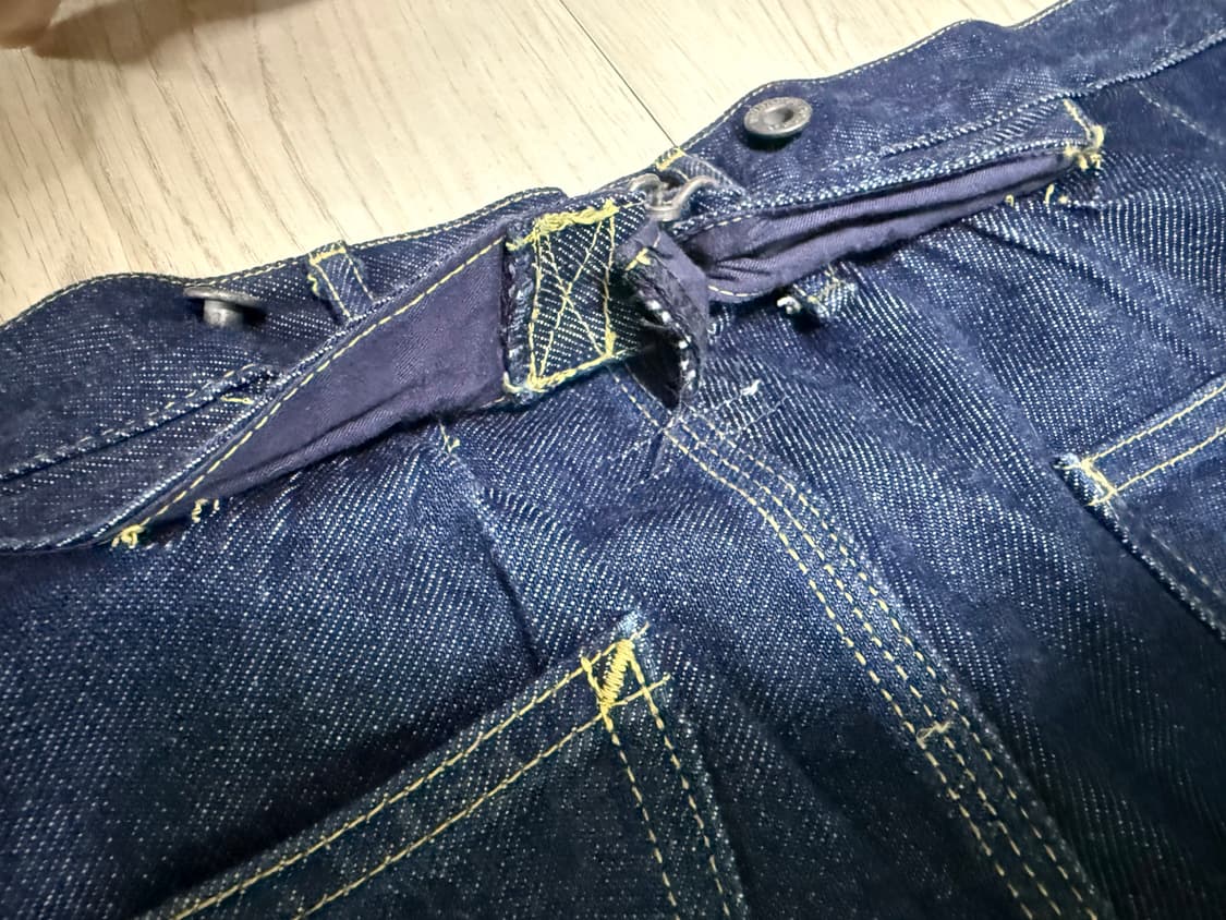 캐피탈 11.5온즈 데님 럼버 팬츠 인디고 4사이즈 상품이미지9