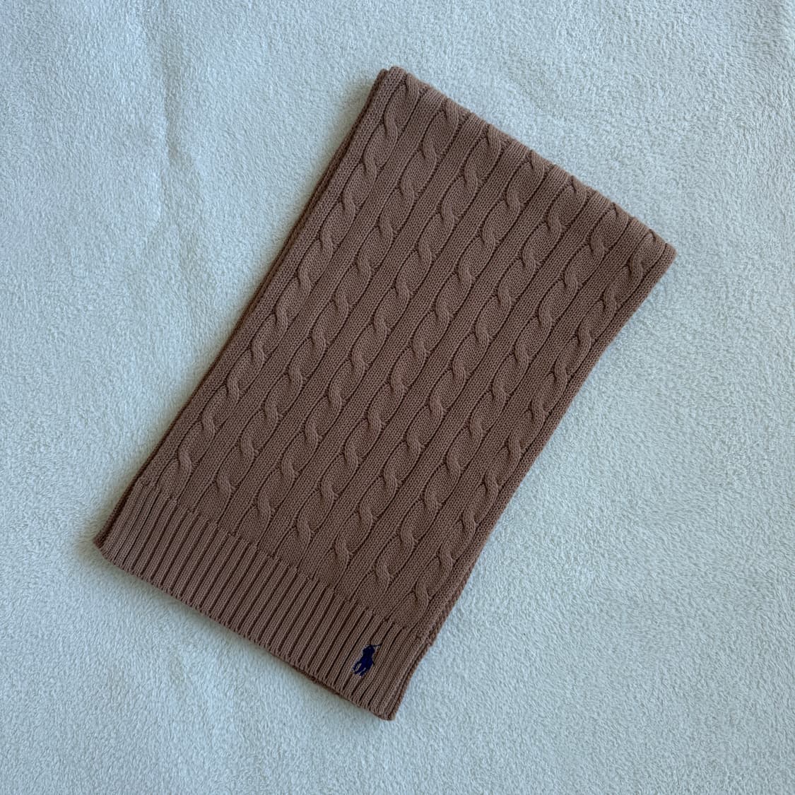 폴로랄프로렌 코튼 꽈배기 목도리 3가지 색상 상품이미지6