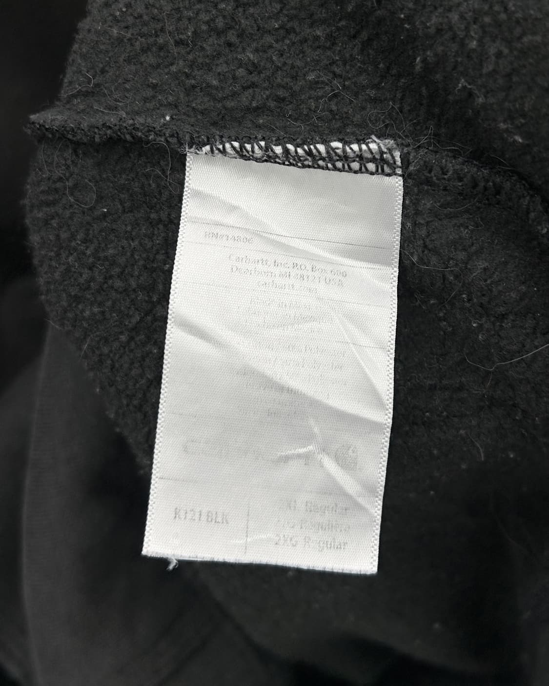 칼하트 WOLF RIVER 울프 리버 루즈핏 스웻 후드티 상품이미지7