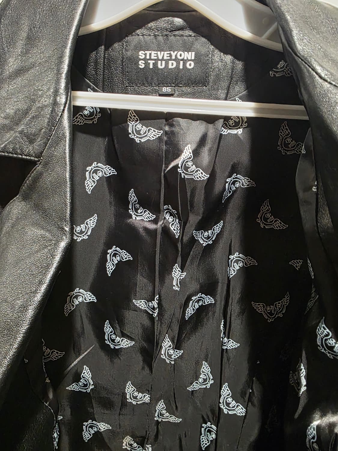 STEVEYONI 가죽 라이더 자켓 55사이즈 상품이미지3