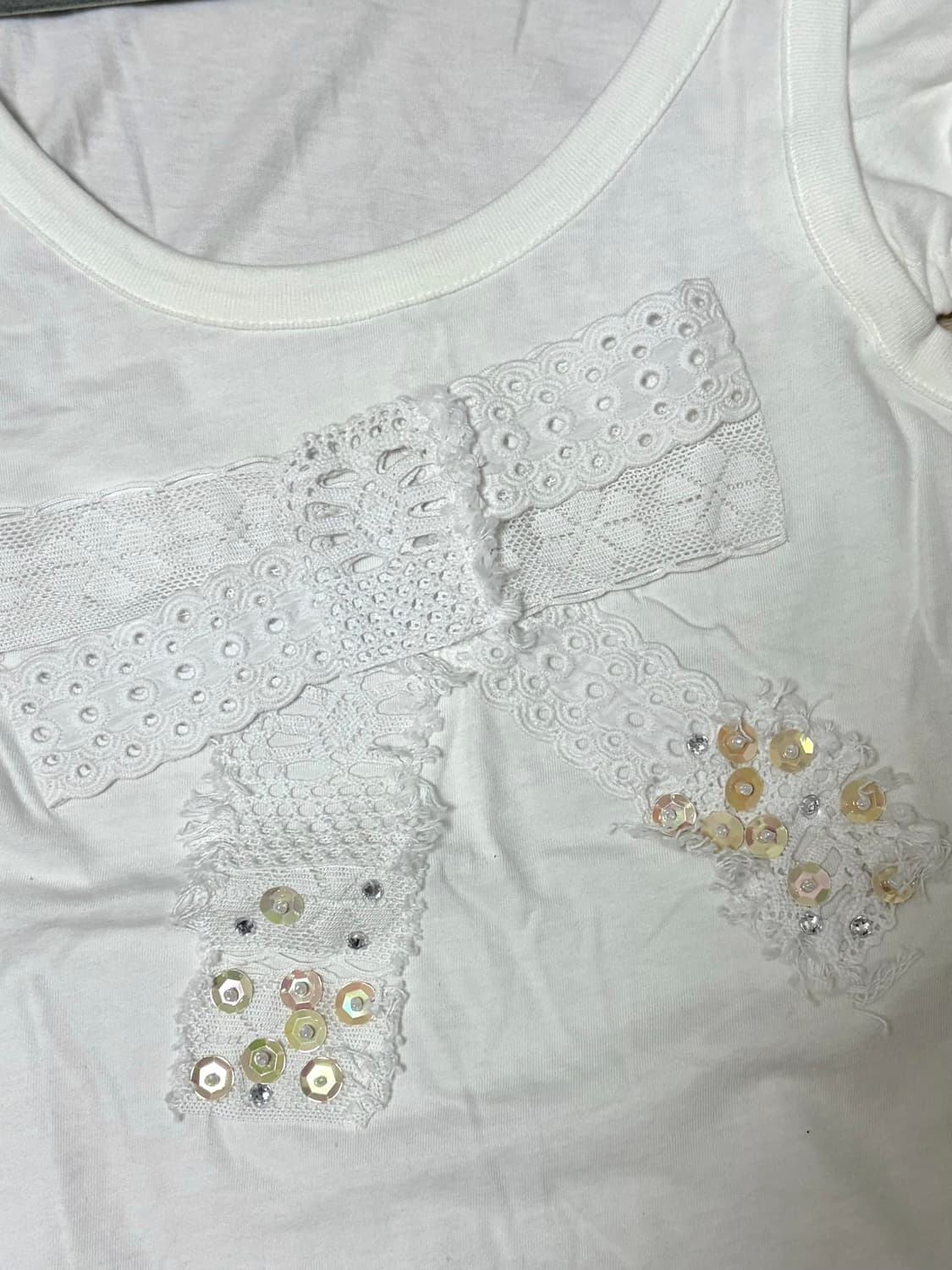 리본 반팔 상품이미지2