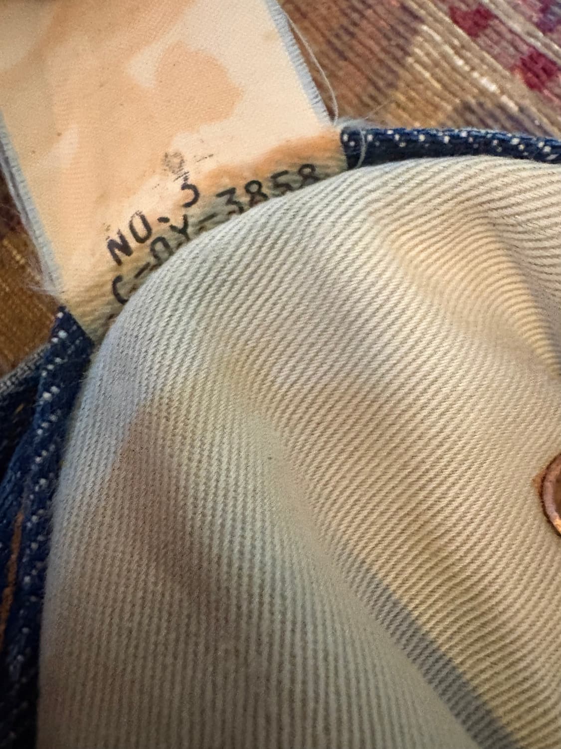 일본 JOHN BULL 50s 복각 셀비지 데님 상품이미지5