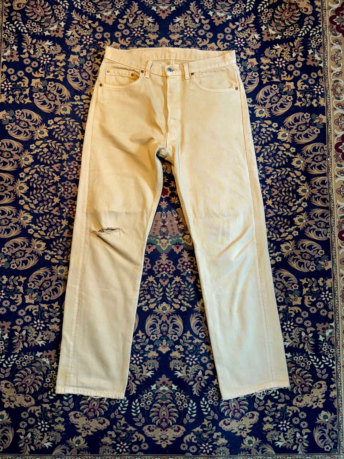 90s Made in USA 리바이스 베이지 501 상품이미지1