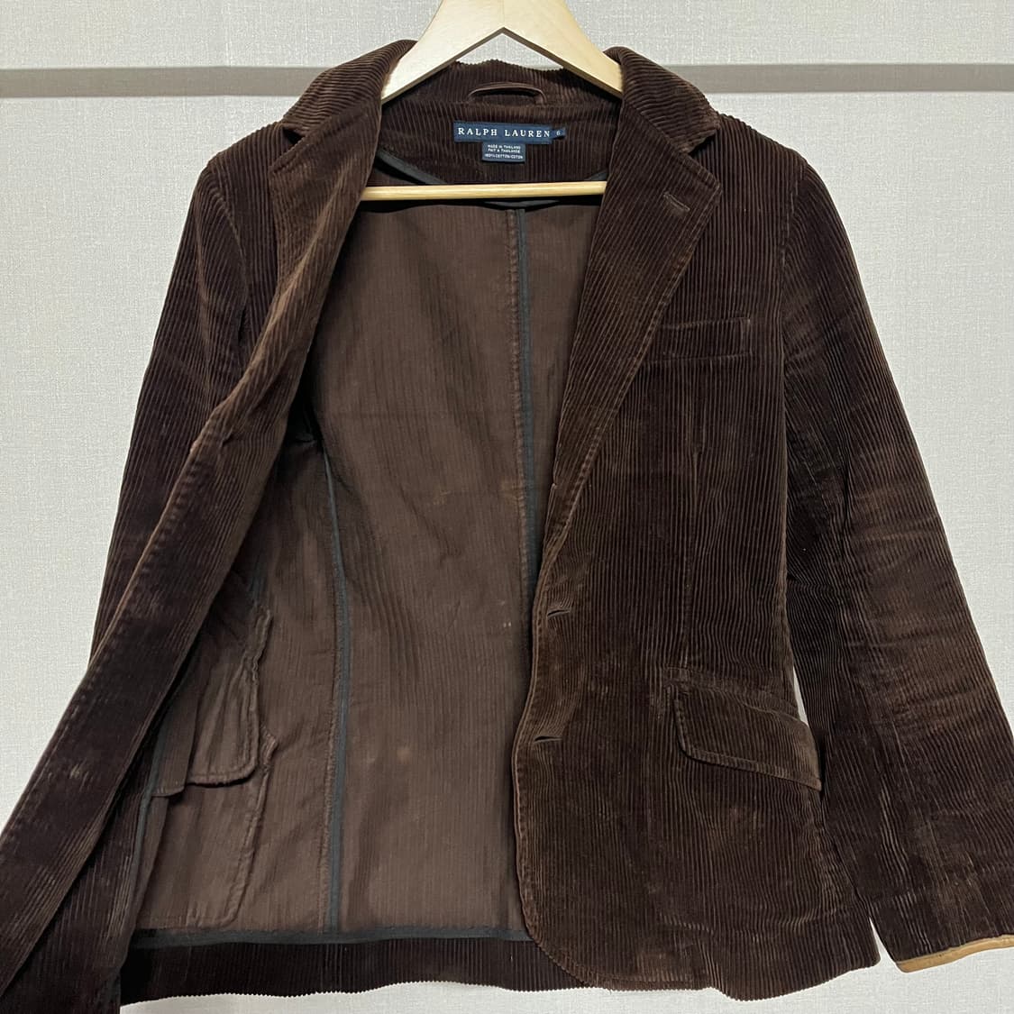 랄프로렌 브라운 코듀로이 자켓 95 상품이미지7