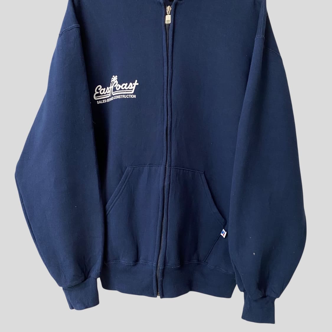 (L)빈티지 러셀 스웨트 후드집업 상품이미지5