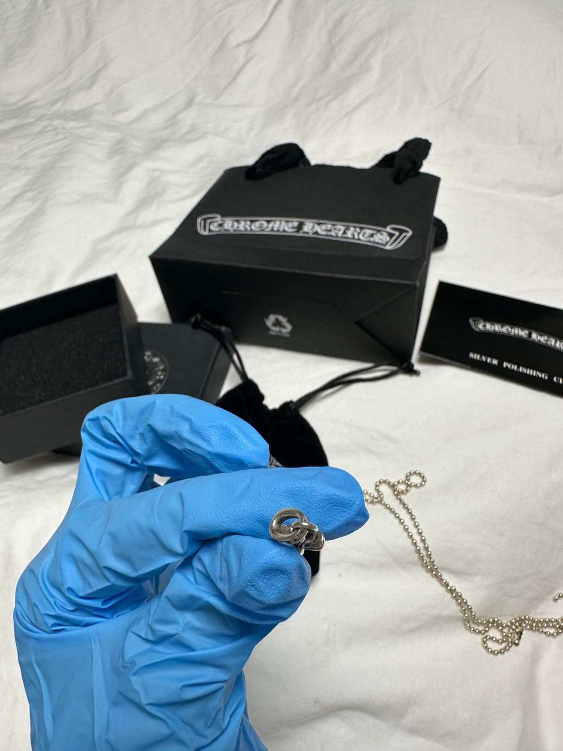 크롬하츠 베이비팻크로스 참 풀구성 볼 체인 상품이미지4