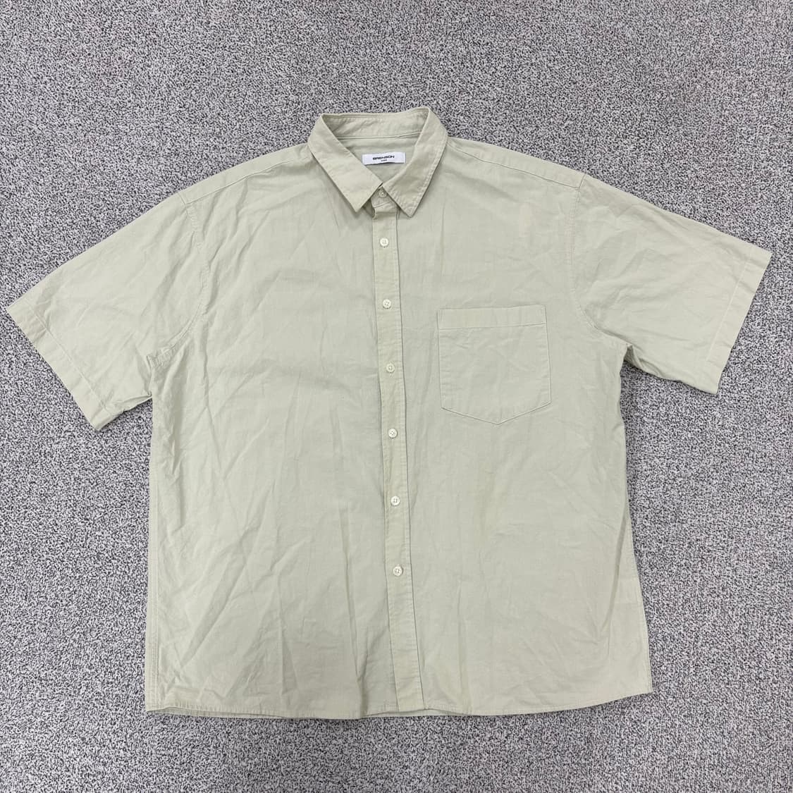 XL 브렌슨 반팔 셔츠 린넨 남방 0312J 상품이미지1