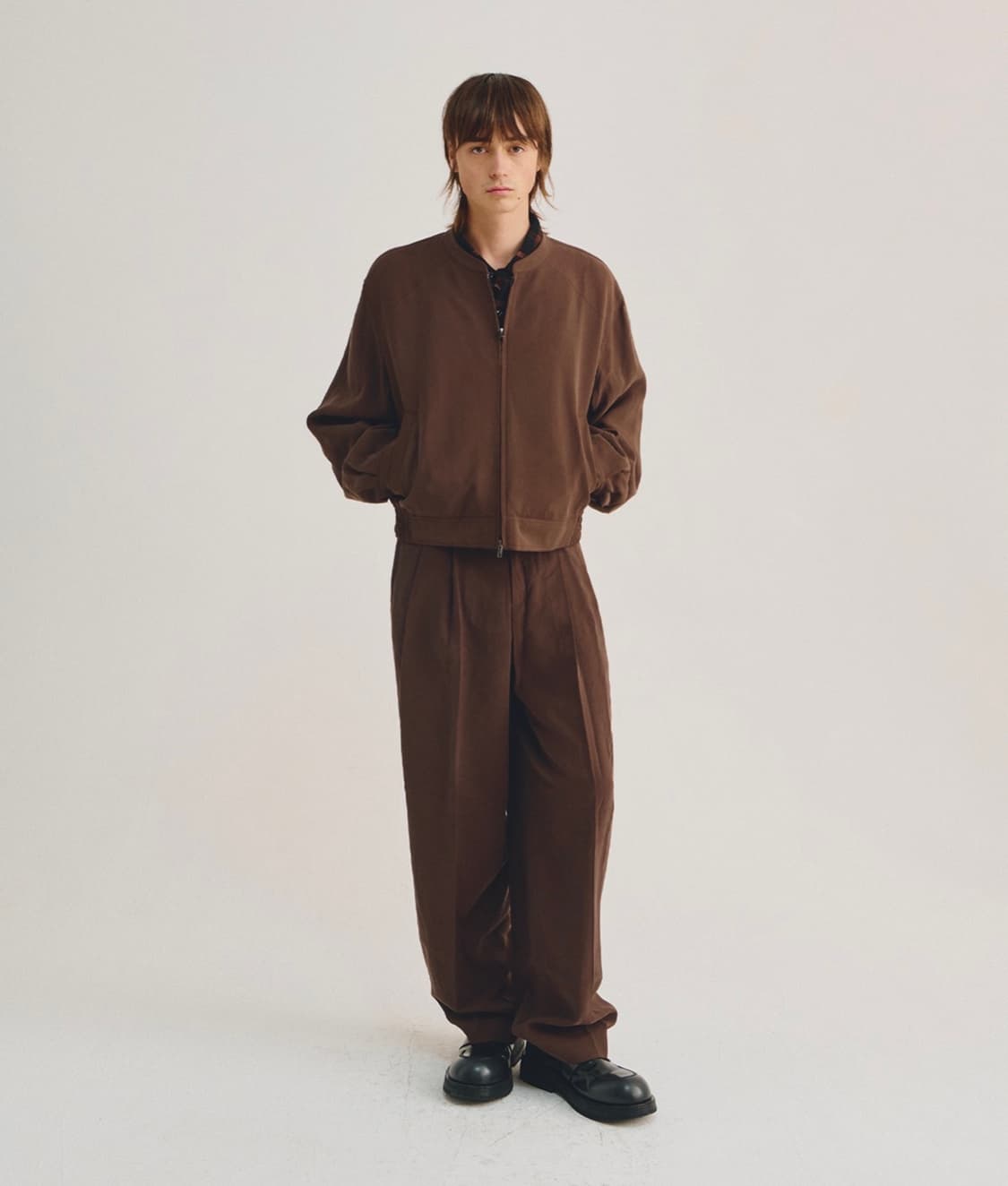 엘무드 그루브 큐프라 브라운 셋업 46,46 상품이미지2