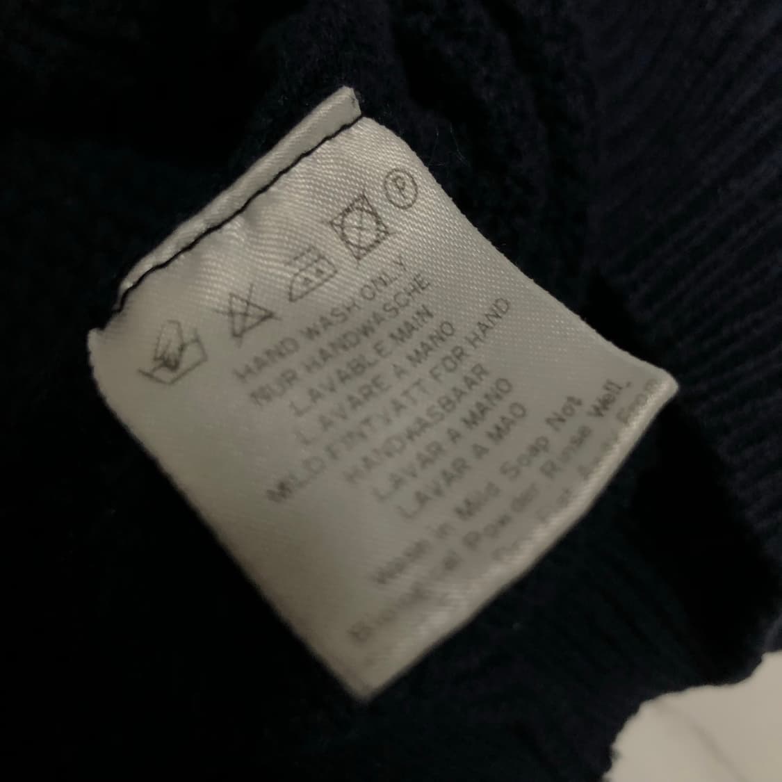 버버리 케이블 니트 앵커리지 남성용 상품이미지5