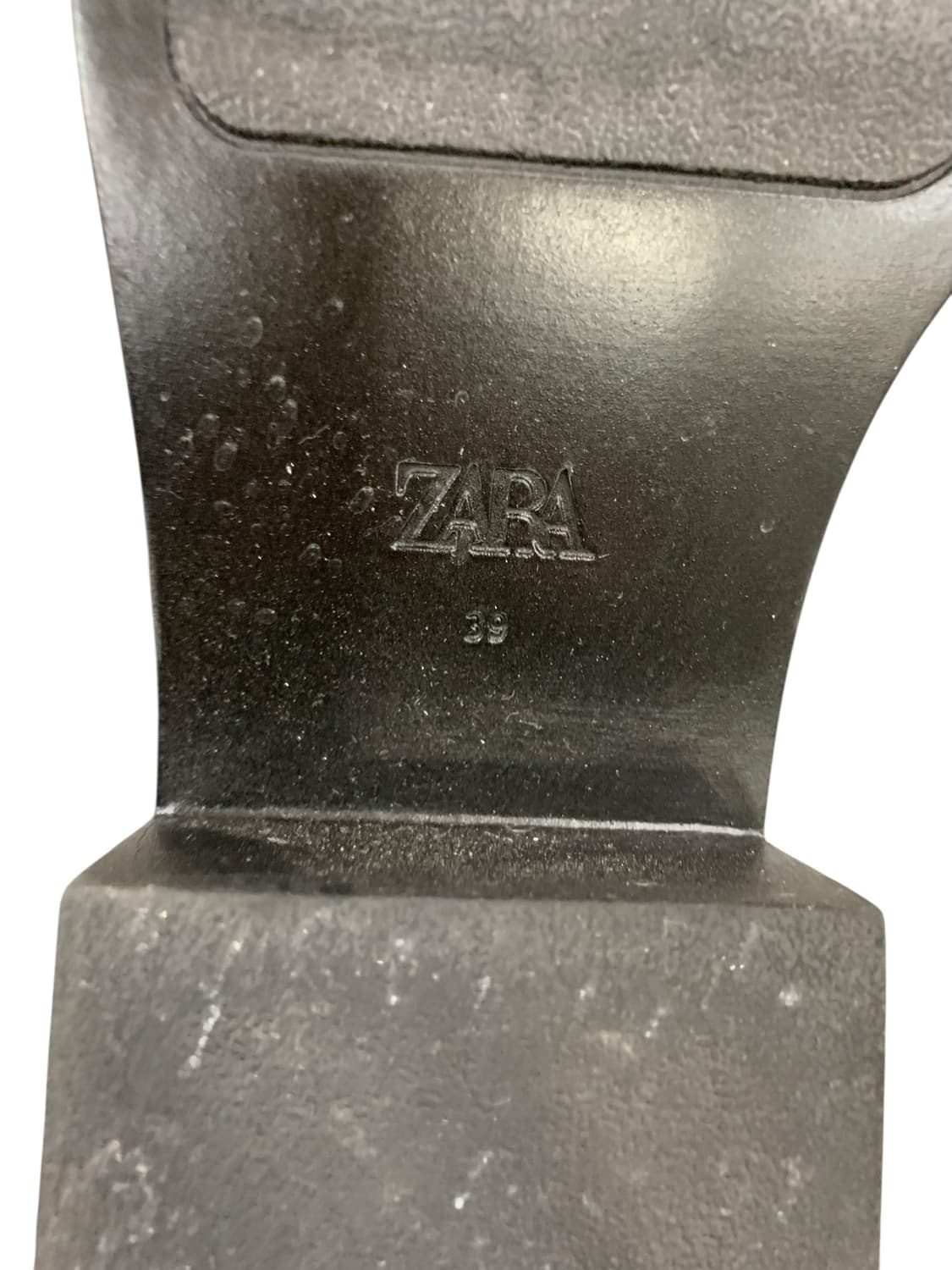 자라 레더 앵클부츠 블랙 39(245) 상품이미지8